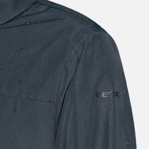 Reversible jacket JHARROD MAN Dark sky captain/Olive - image number 10 | GEOX