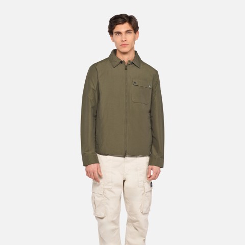 Lightweight jacket VINCIT MAN Olive night - image number 1 | GEOX