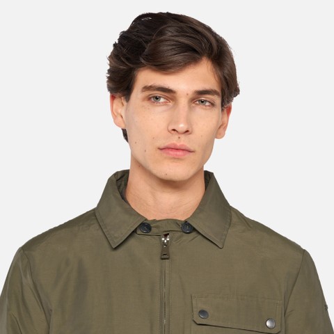 Lightweight jacket VINCIT MAN Olive night - image number 3 | GEOX