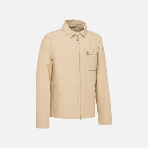 Lightweight jacket VINCIT MAN Humus - image number 5 | GEOX