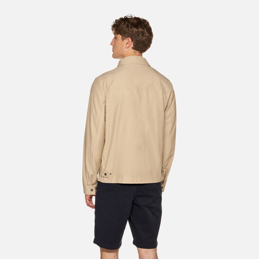 Lightweight jacket VINCIT MAN Humus - image number 2 | GEOX
