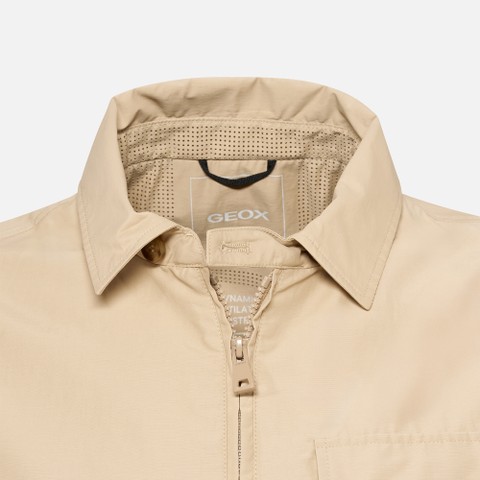 Lightweight jacket VINCIT MAN Humus - image number 8 | GEOX