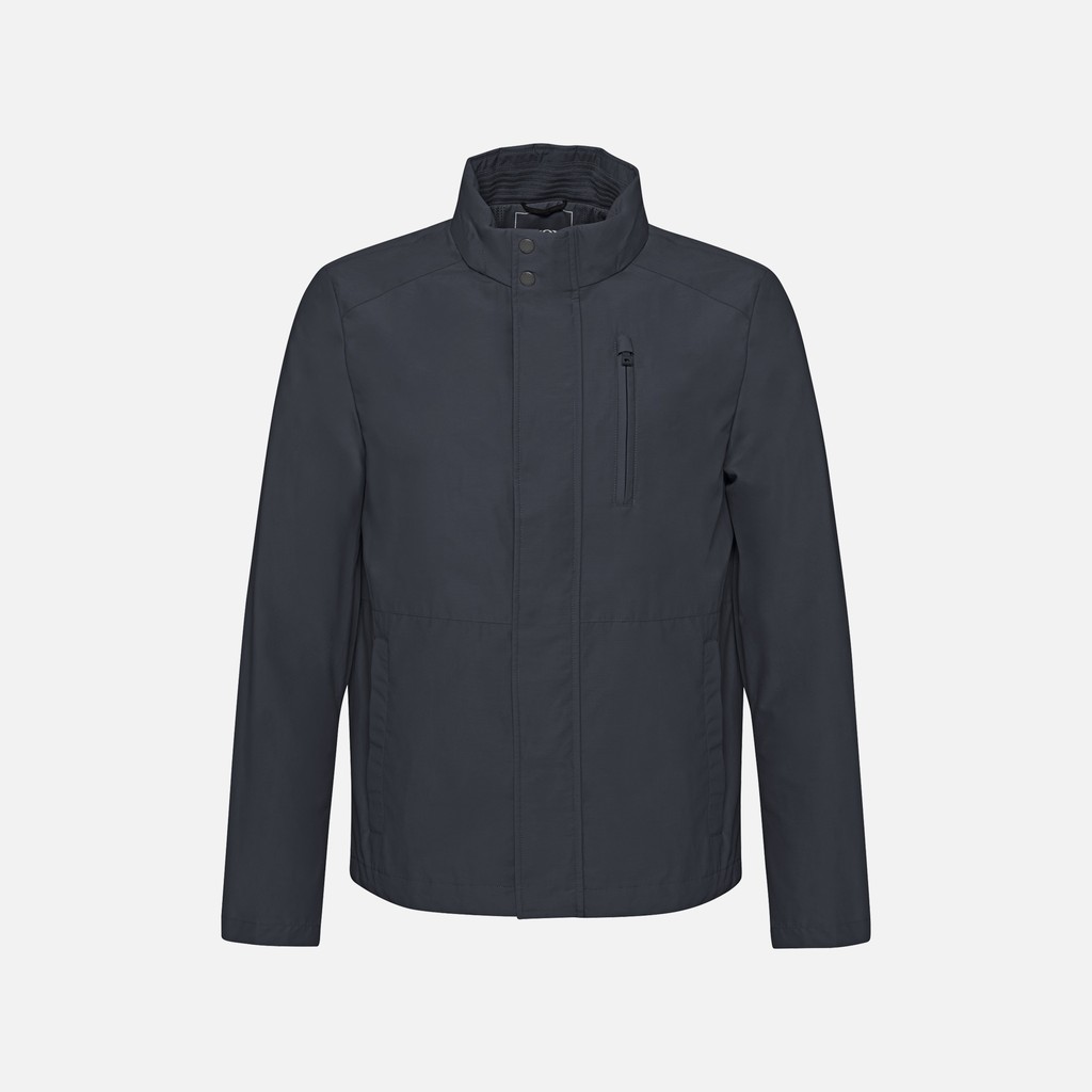 Veste l&eacute;g&egrave;re VINCIT HOMME Bleu nuit - image number 0 | GEOX