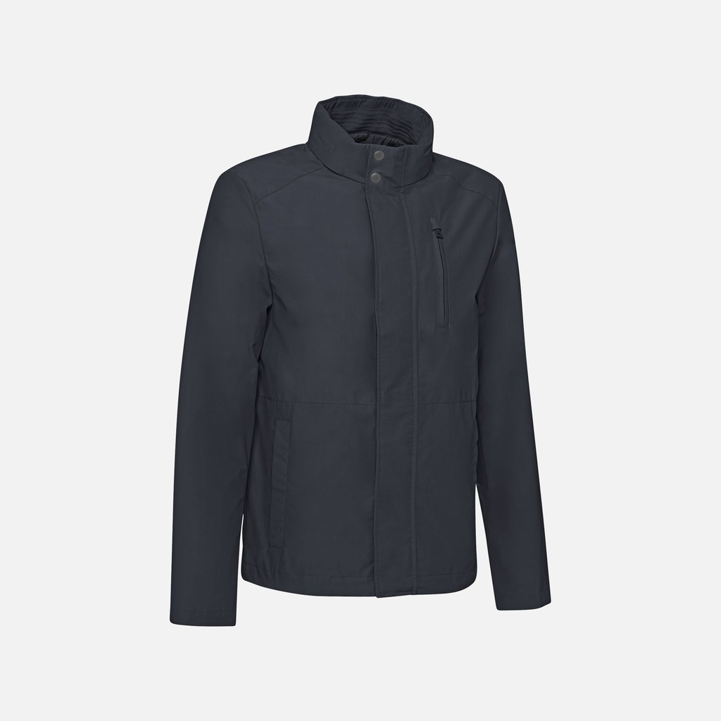 Veste l&eacute;g&egrave;re VINCIT HOMME Bleu nuit - image number 1 | GEOX