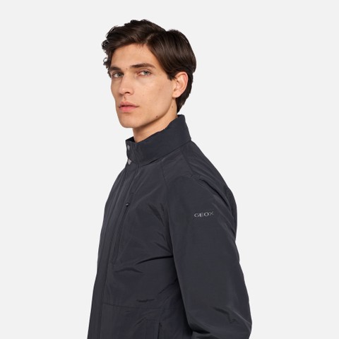 Giacca leggera VINCIT UOMO Blu Notte - image number 3 | GEOX