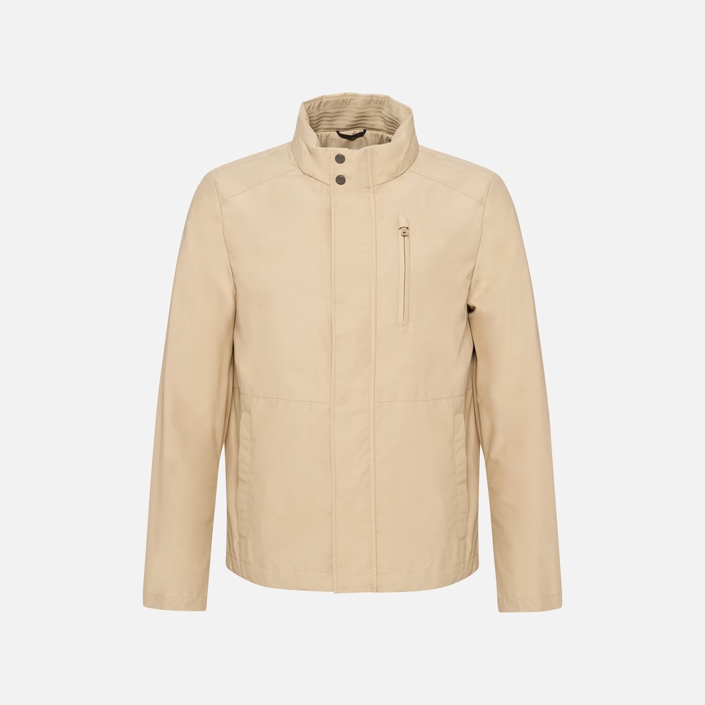 Lightweight jacket VINCIT MAN Humus - image number 3 | GEOX