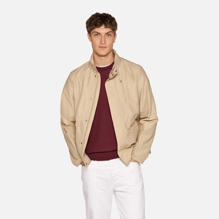Lightweight jacket VINCIT MAN Humus | GEOX