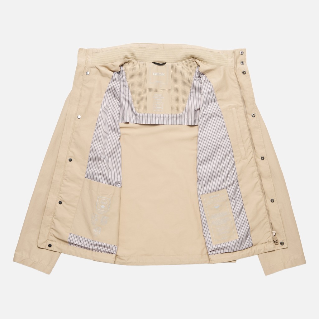 Veste l&eacute;g&egrave;re VINCIT HOMME Beige - image number 8 | GEOX