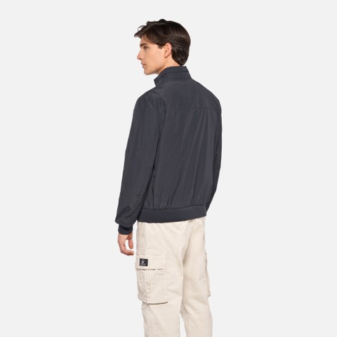 Bomber VINCIT HOMME Bleu nuit - image number 2 | GEOX