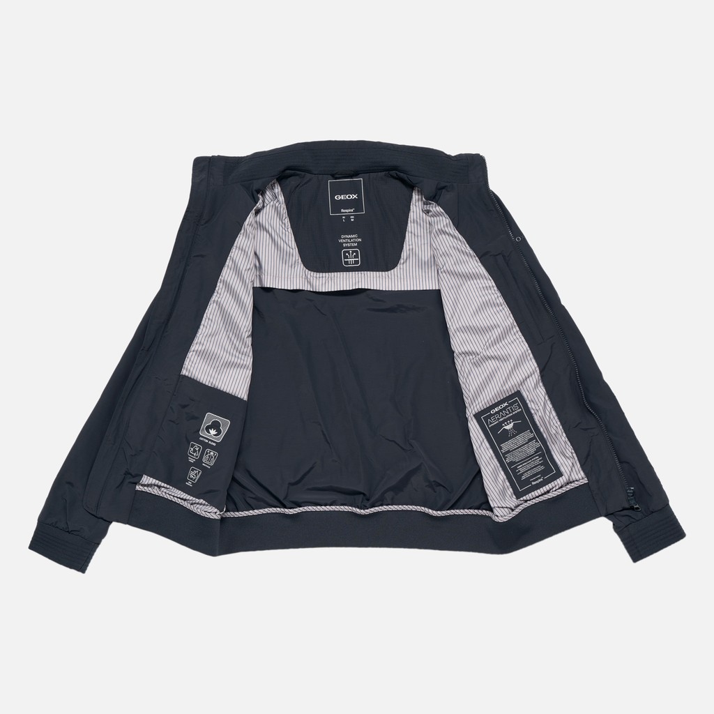 Bomber VINCIT HOMME Bleu nuit - image number 10 | GEOX