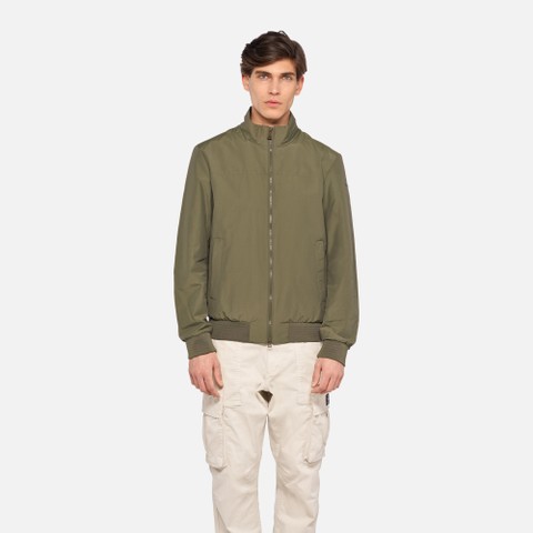 Bomber VINCIT HOMME Vert olive - image number 1 | GEOX