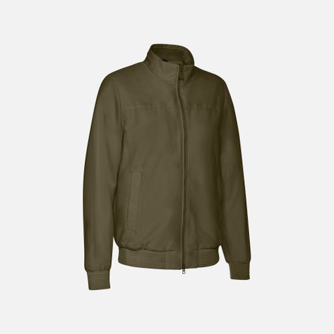 Bomber jacket VINCIT MAN Green olive - image number 1 | GEOX