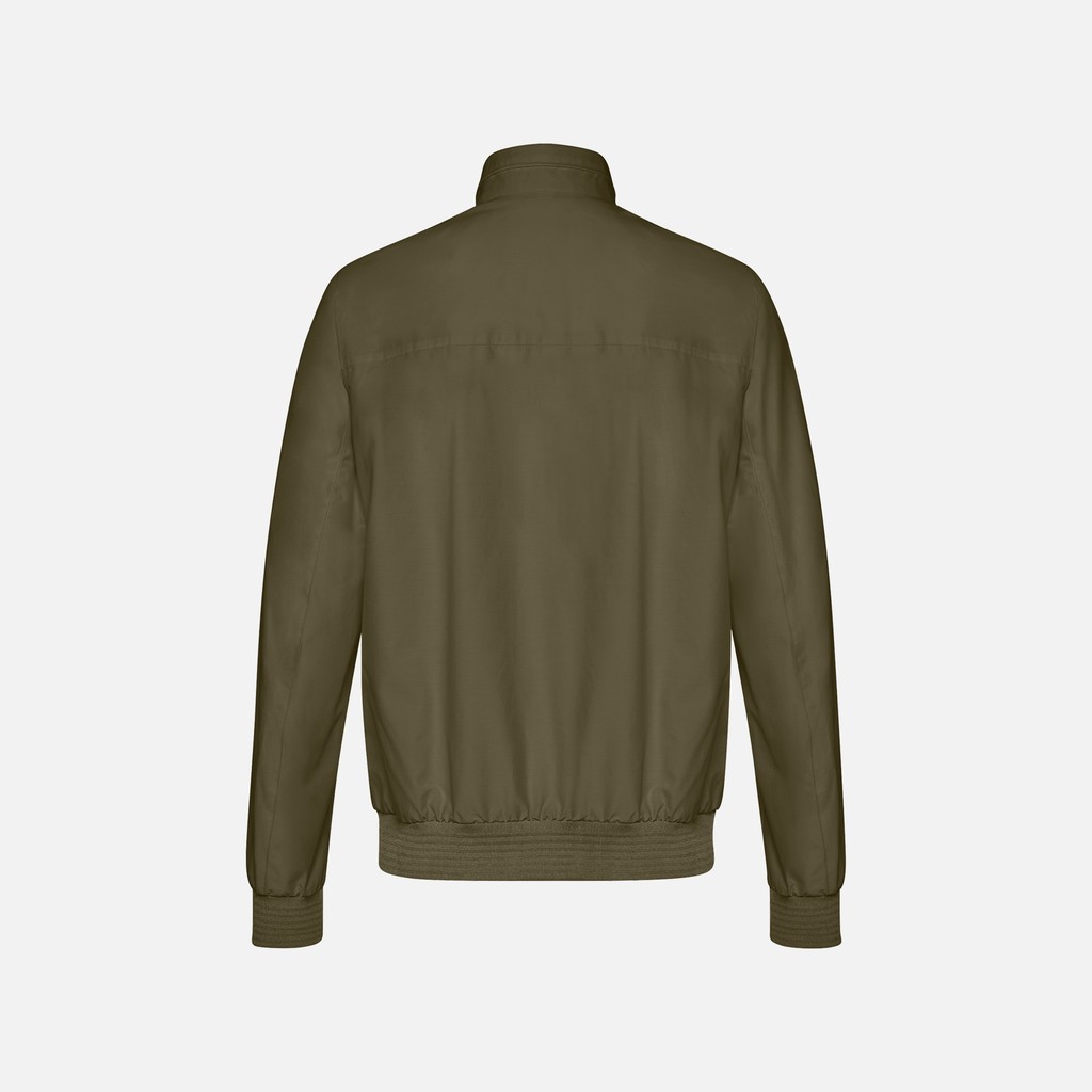 Bomber jacket VINCIT MAN Green olive - image number 2 | GEOX