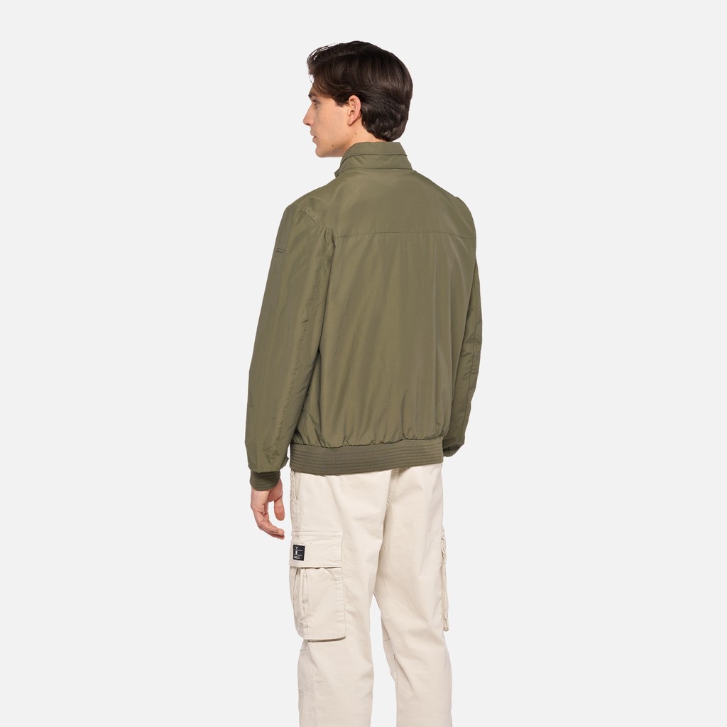 Bomber VINCIT HOMME Vert olive - image number 2 | GEOX
