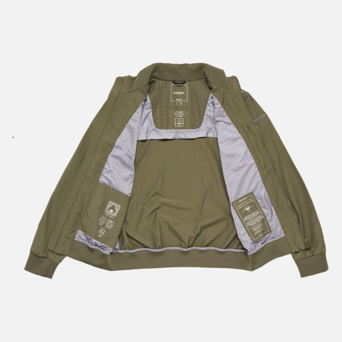 Bomber jacket VINCIT MAN Olive night - image number 5 | GEOX