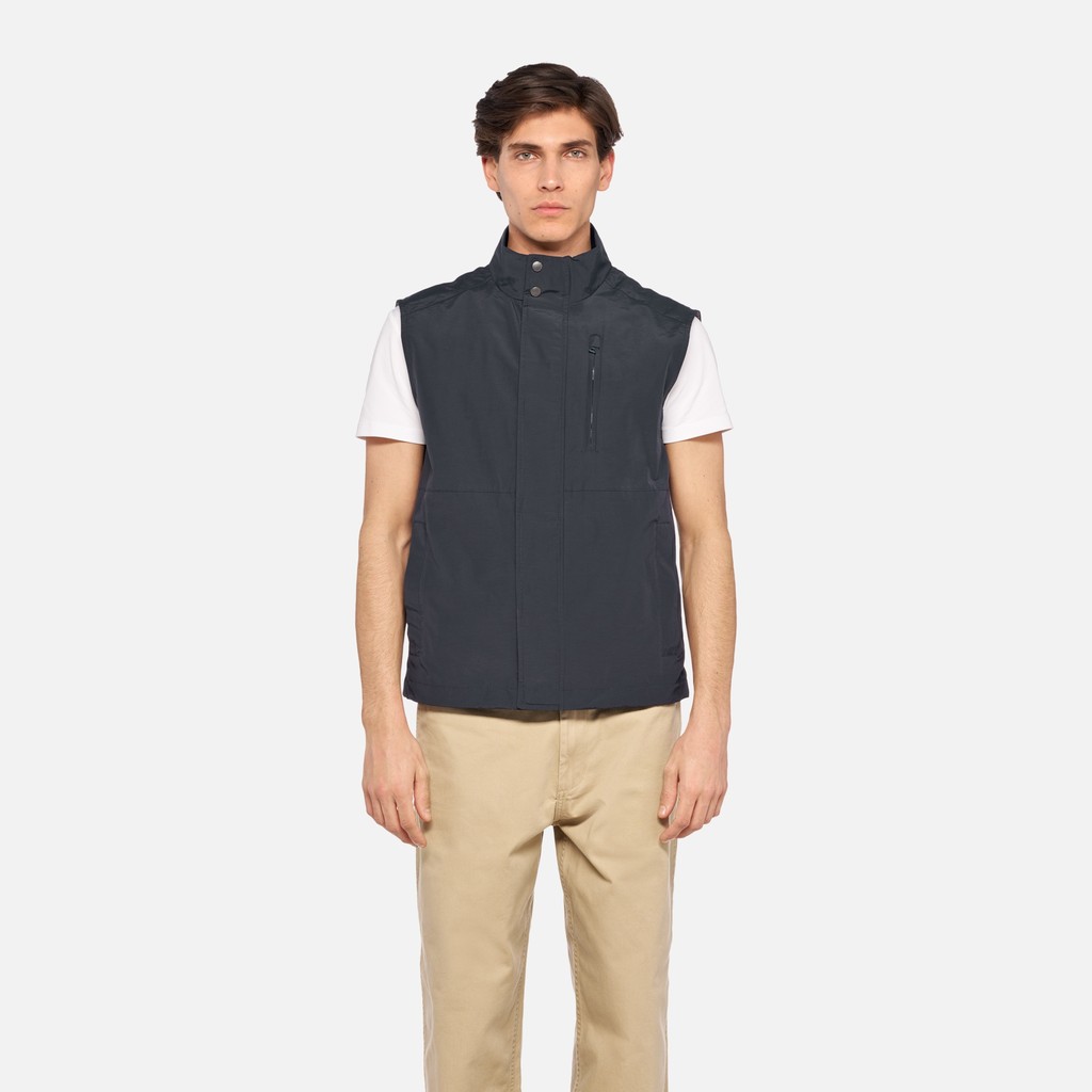 Sleeveless VINCIT MAN Sky captain - image number 1 | GEOX