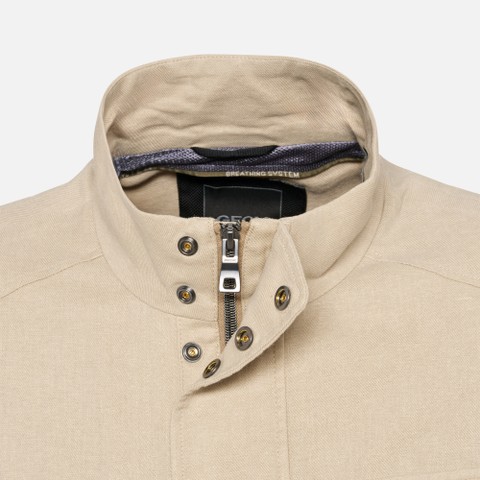 Mid-season jacket RECANATI MAN Humus - image number 8 | GEOX