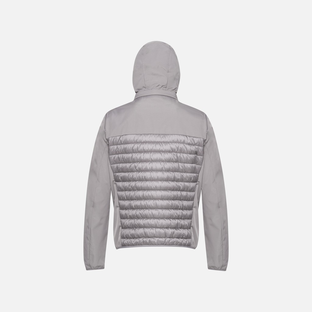 Kurzer Parka SPHERICA HERR Rauchgrau - image number 6 | GEOX