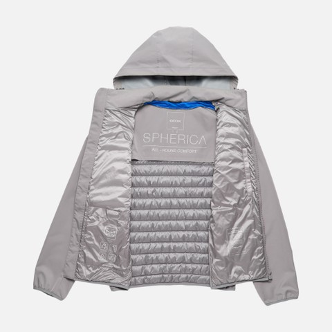 Kurzer Parka SPHERICA HERR Rauchgrau - image number 8 | GEOX