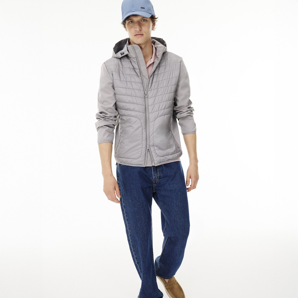 Kurzer Parka SPHERICA HERR Rauchgrau - image number 9 | GEOX