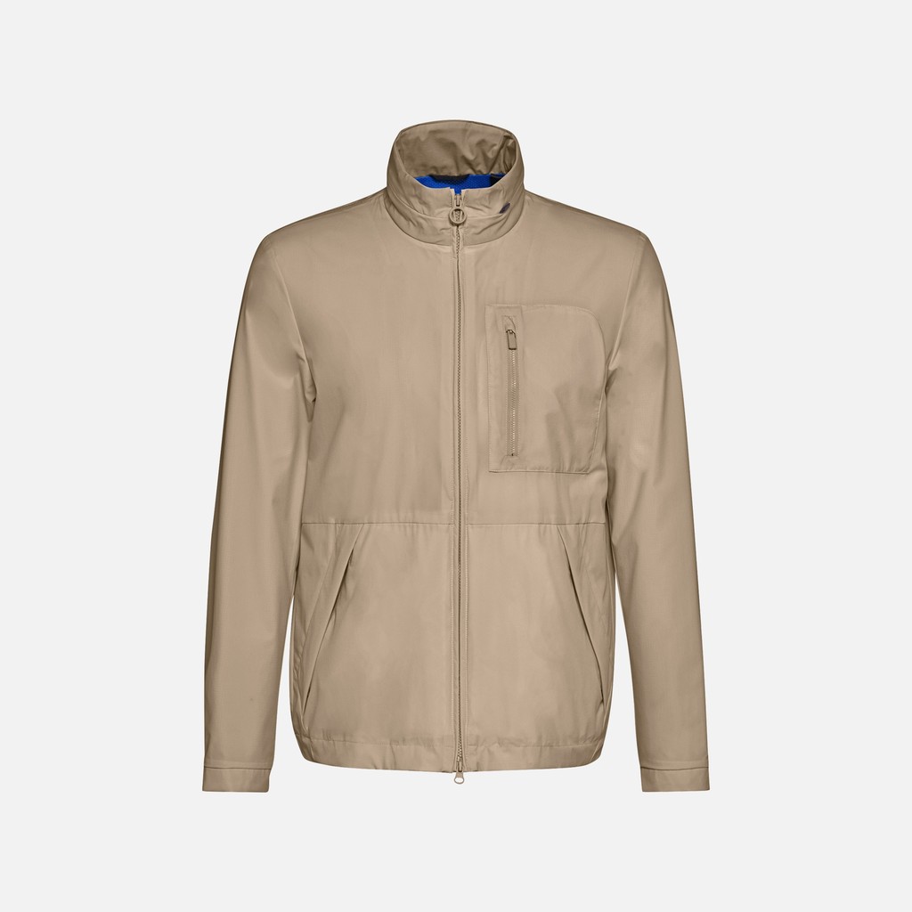 Mid-season jacket SPHERICA MAN Sepia tint - image number 0 | GEOX