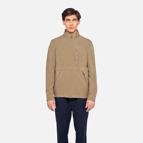 Mid-season jacket SPHERICA MAN Sepia tint - image number 1 | GEOX