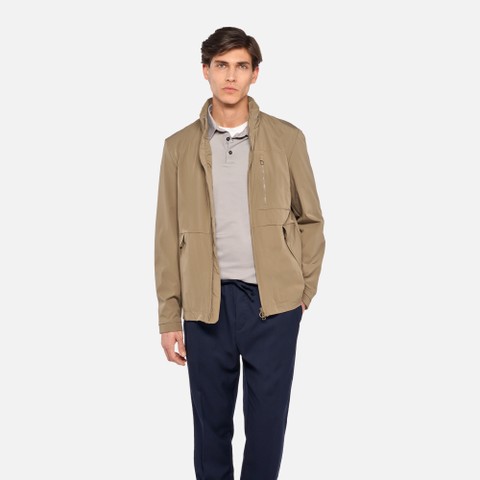 Mid-season jacket SPHERICA MAN Sepia tint | GEOX