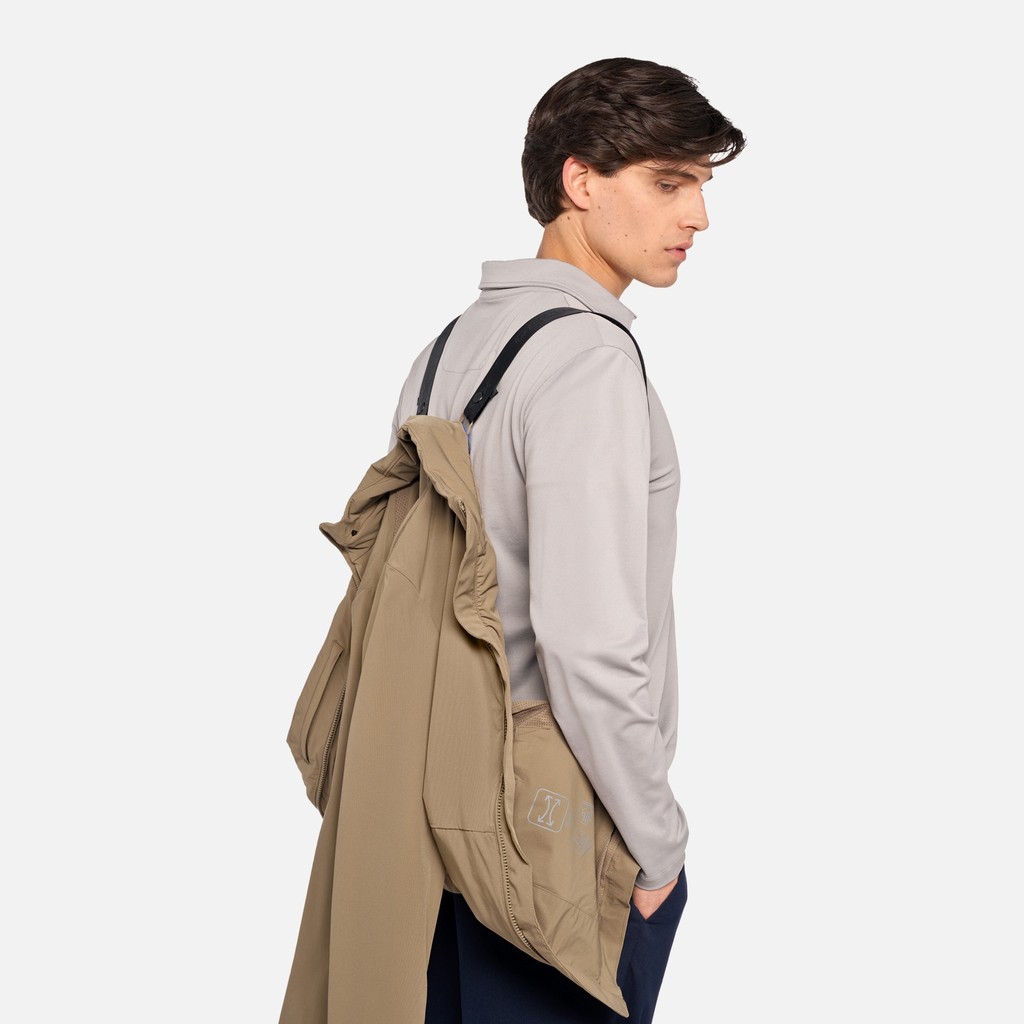 Mid-season jacket SPHERICA MAN Sepia tint - image number 3 | GEOX