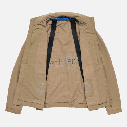 Mid-season jacket SPHERICA MAN Sepia tint - image number 9 | GEOX
