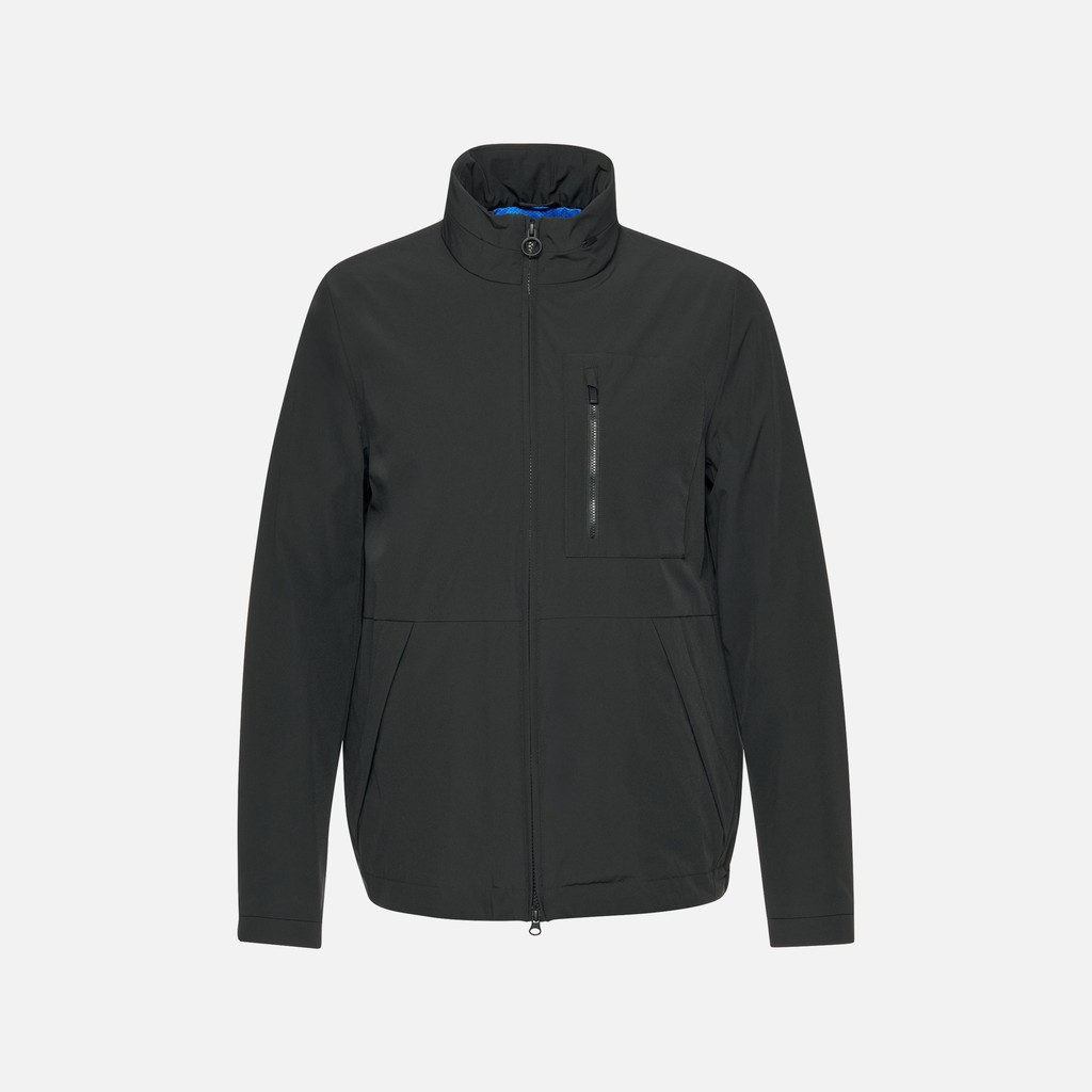 Mid-season jacket SPHERICA MAN Caviar - image number 5 | GEOX