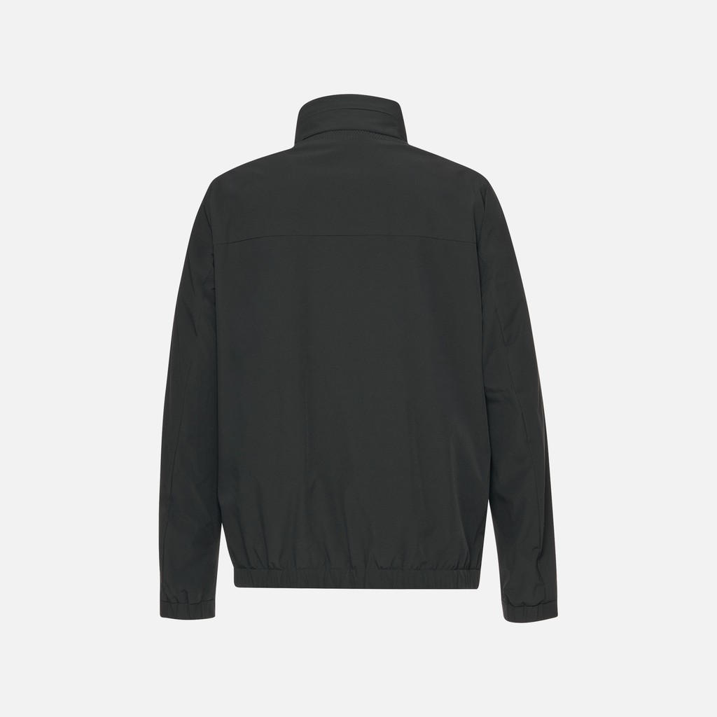 Mid-season jacket SPHERICA MAN Caviar - image number 7 | GEOX