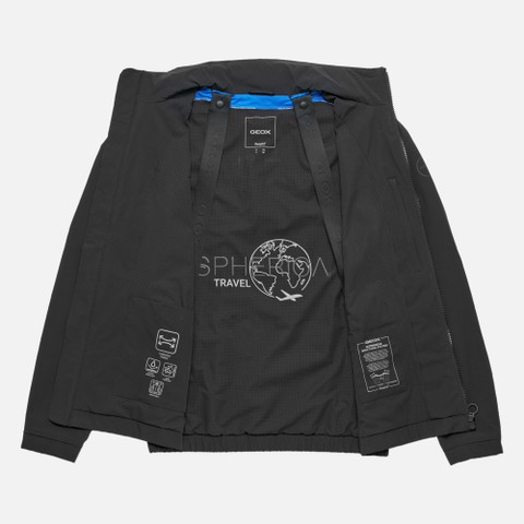 Veste mi-saison SPHERICA HOMME Noir anthracite - image number 10 | GEOX