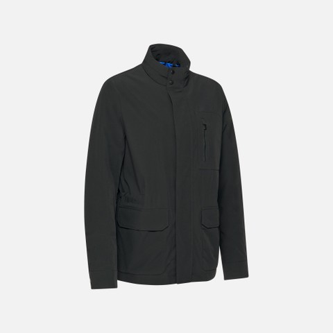 Mid-season jacket SPHERICA MAN Caviar - image number 5 | GEOX