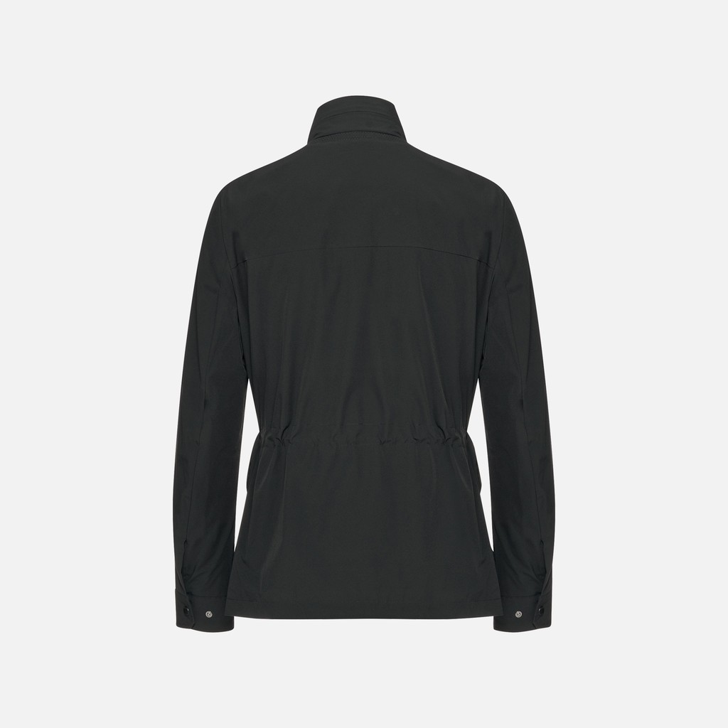 Mid-season jacket SPHERICA MAN Caviar - image number 6 | GEOX