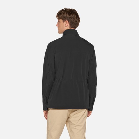 Mid-season jacket SPHERICA MAN Caviar - image number 2 | GEOX