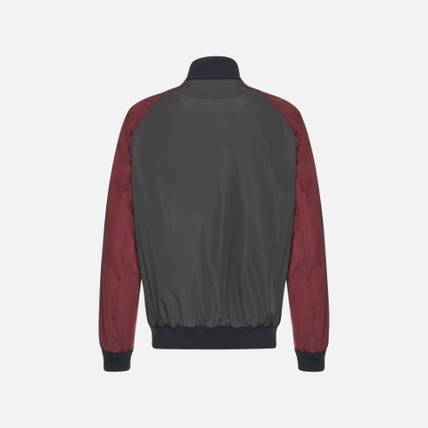 Bomber jacket SNAKE 2.0 MAN Periscope/Cordovan/Sky Captain - image number 5 | GEOX
