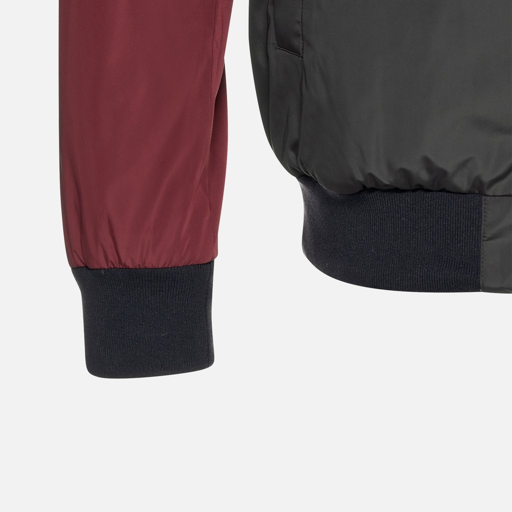 Bomber jacket SNAKE 2.0 MAN Periscope/Cordovan/Sky Captain - image number 7 | GEOX