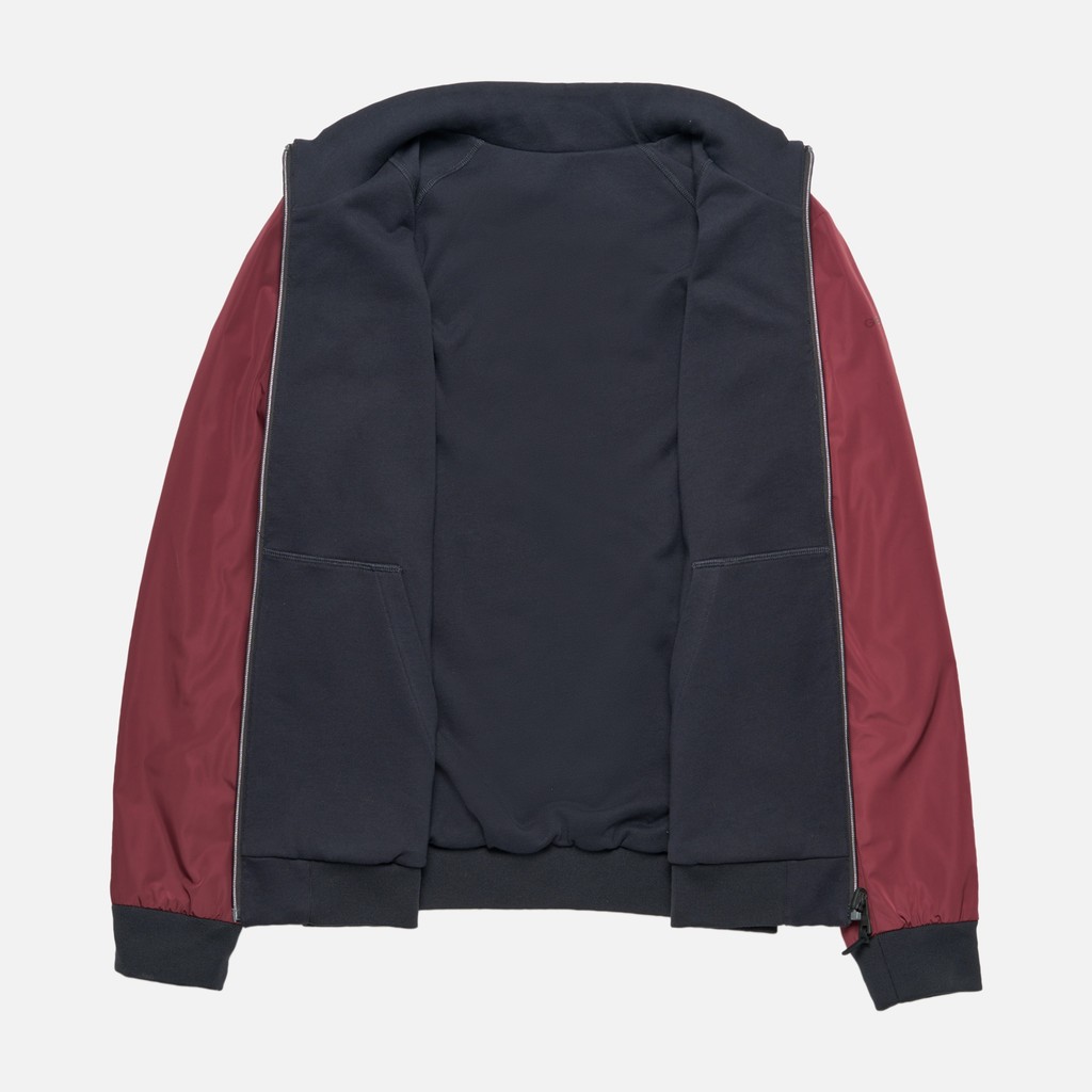 Bomber SNAKE 2.0 HOMME Noir anthracite/Bordeaux/Bleu fonc&eacute; - image number 9 | GEOX