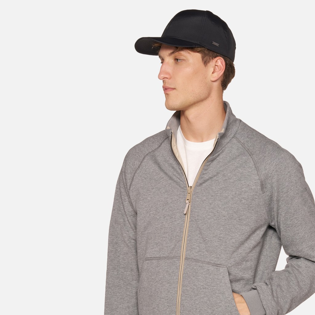 Bomber SNAKE 2.0 HOMME Beige/Blanc cass&eacute;/Beige clair - image number 3 | GEOX