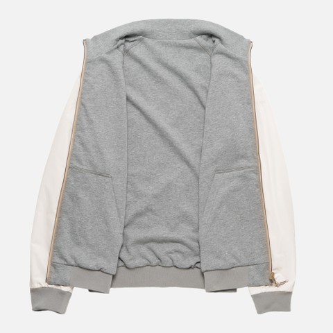 Bomber SNAKE 2.0 HOMME Beige/Blanc cass&eacute;/Beige clair - image number 9 | GEOX