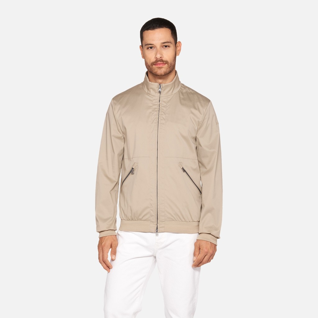 Bomber jacket EOLO MAN Humus - image number 1 | GEOX