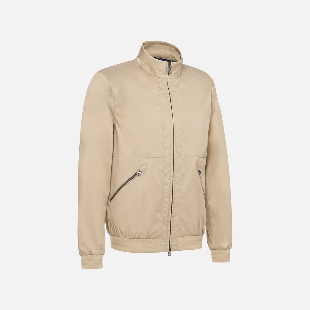 Bomber jacket EOLO MAN Humus - image number 4 | GEOX