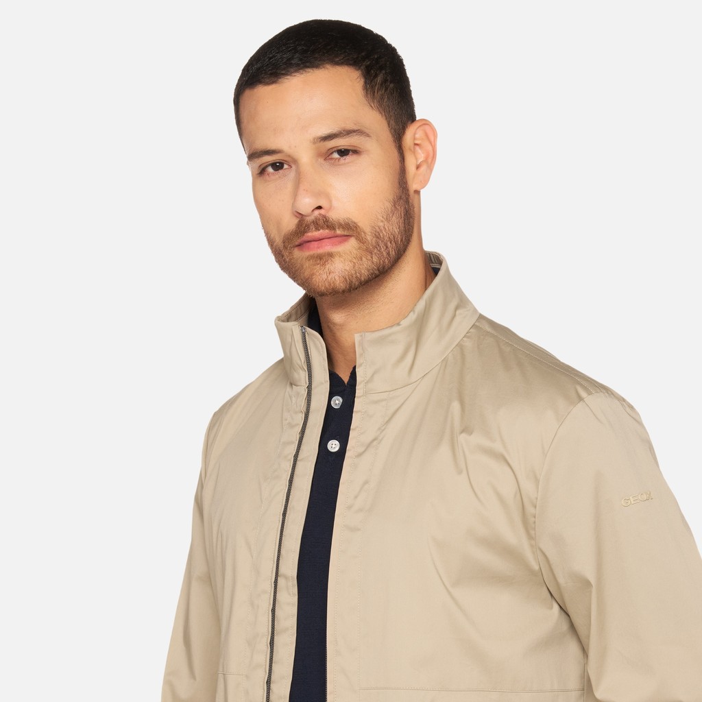 Bomber EOLO HOMME Beige - image number 3 | GEOX
