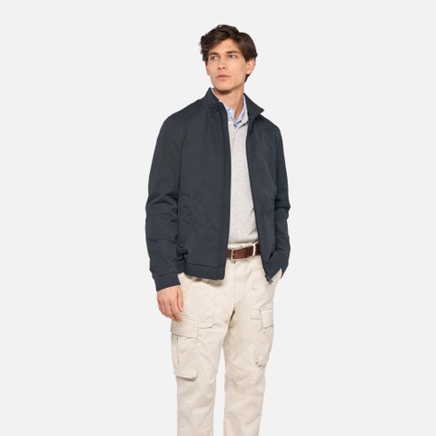 Bomberjacken JACOPO HERR Nachtblau | GEOX