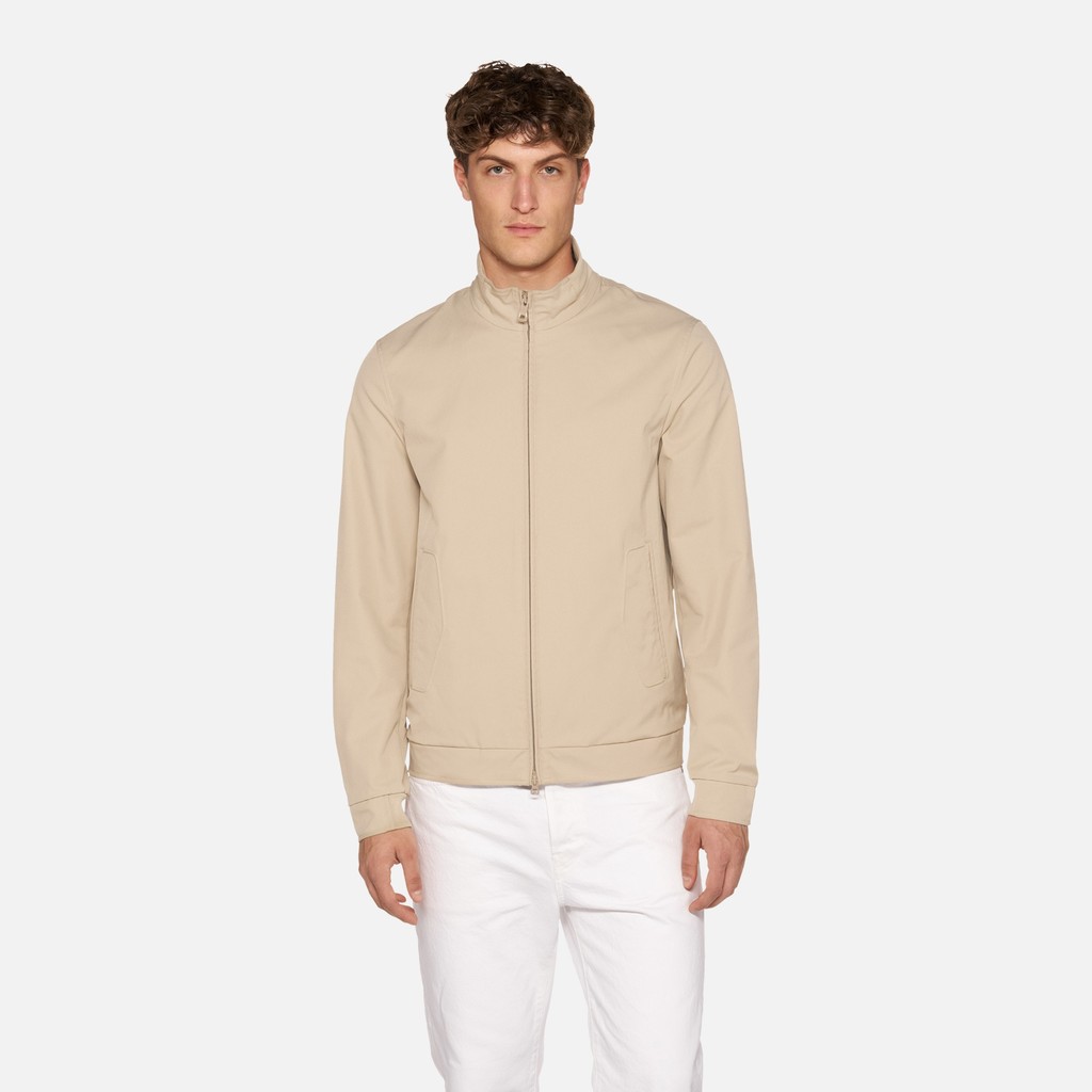 Bomber JACOPO HOMME Beige - image number 2 | GEOX