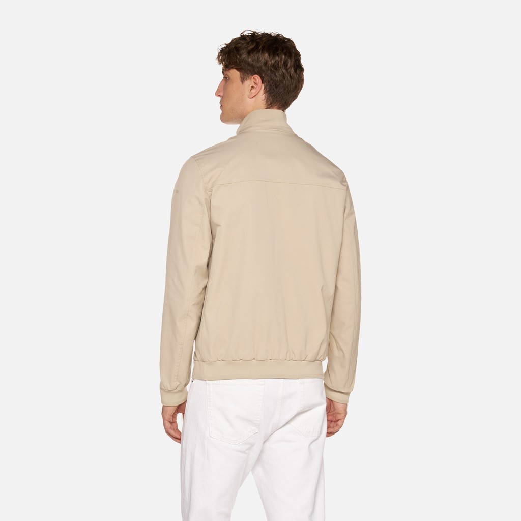 Bomber JACOPO HOMME Beige - image number 3 | GEOX