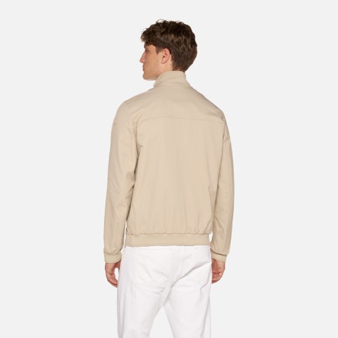 Bomber JACOPO HOMME Beige - image number 3 | GEOX