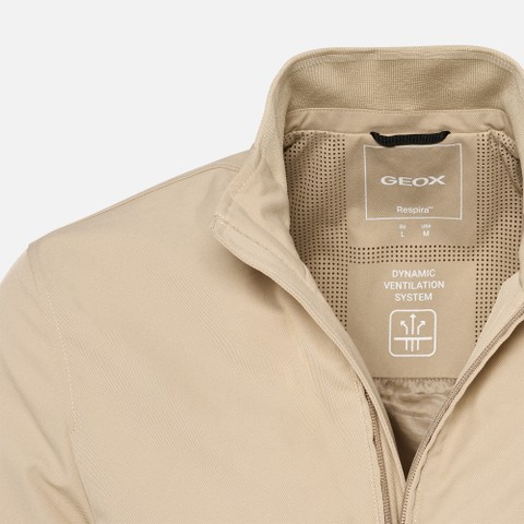 Bomber JACOPO HOMME Beige - image number 7 | GEOX