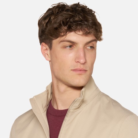 Bomber JACOPO UOMO Beige - image number 4 | GEOX