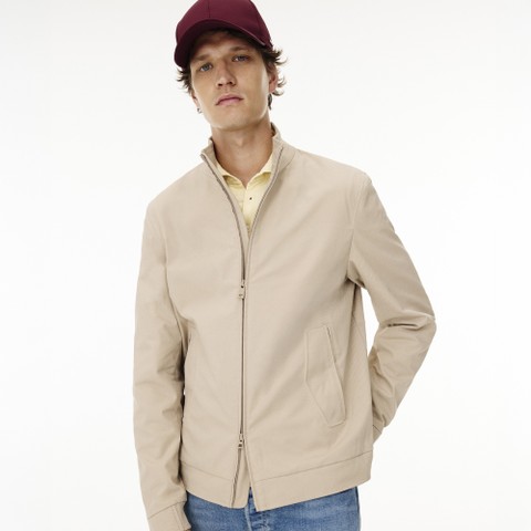 Bomber JACOPO HOMME Beige - image number 10 | GEOX